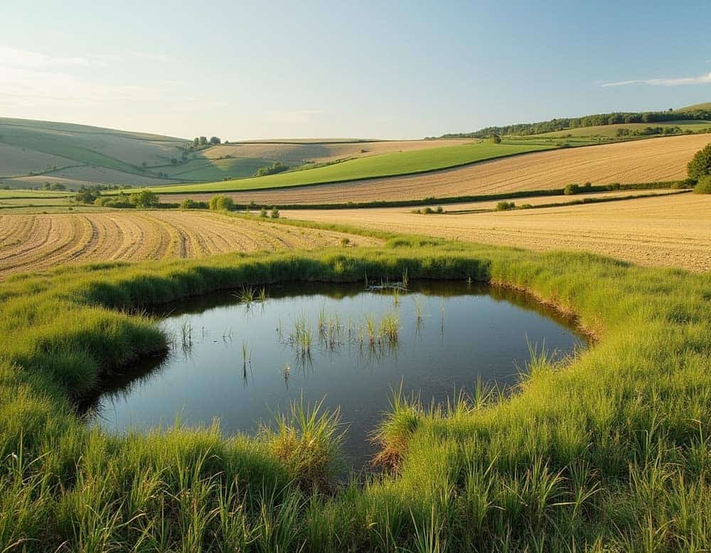 Eiszeitliche Hohlformen, Soll, in einer Agrarlandschaft (NF)